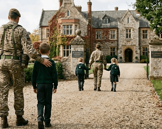Internados en Reino Unido para familias militares y diplomáticas