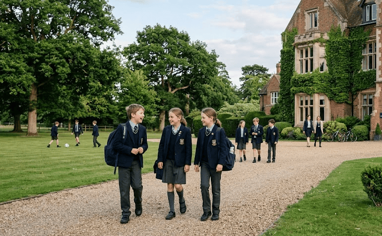 Internado en primaria en Inglaterra